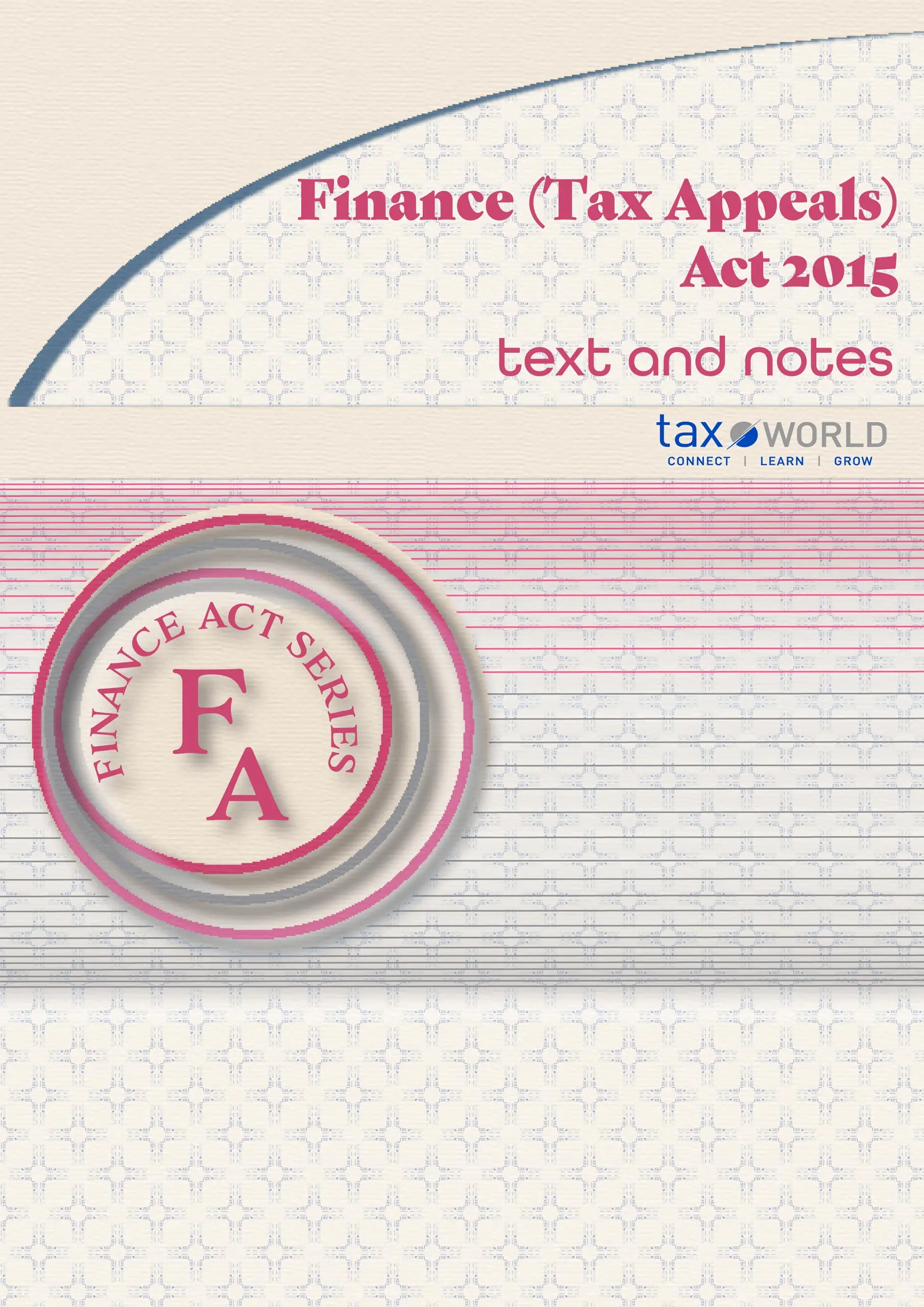 Finance Tax Appeals 2015