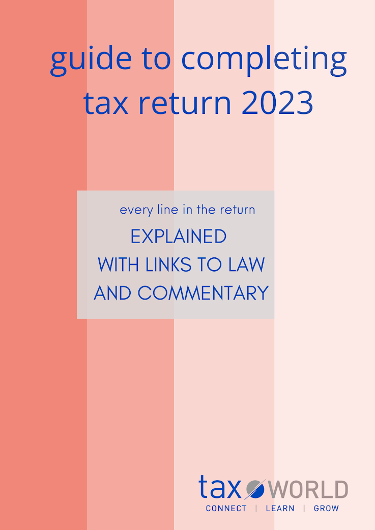 Guide to completing tax return 2023