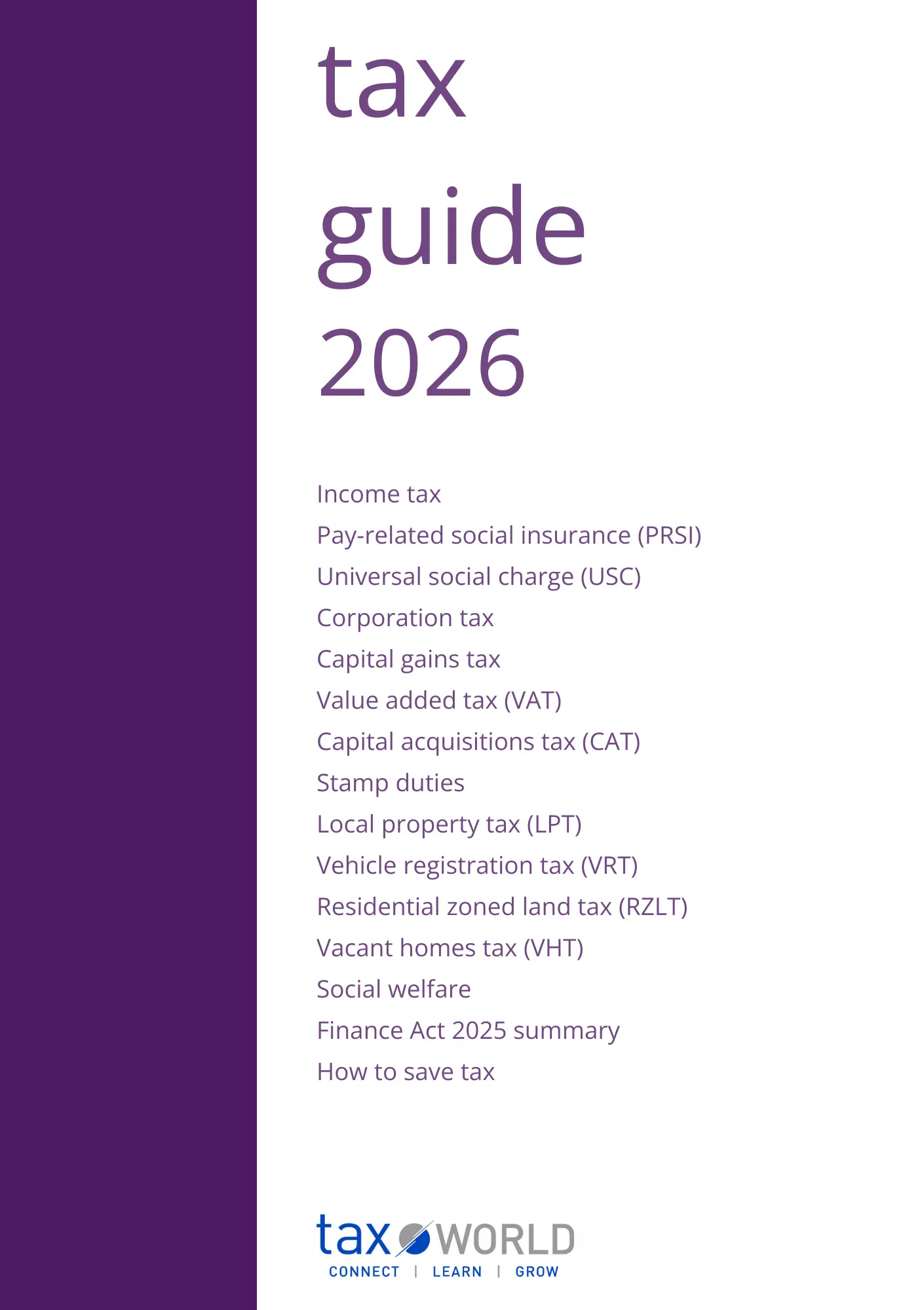 Tax Guide 2026